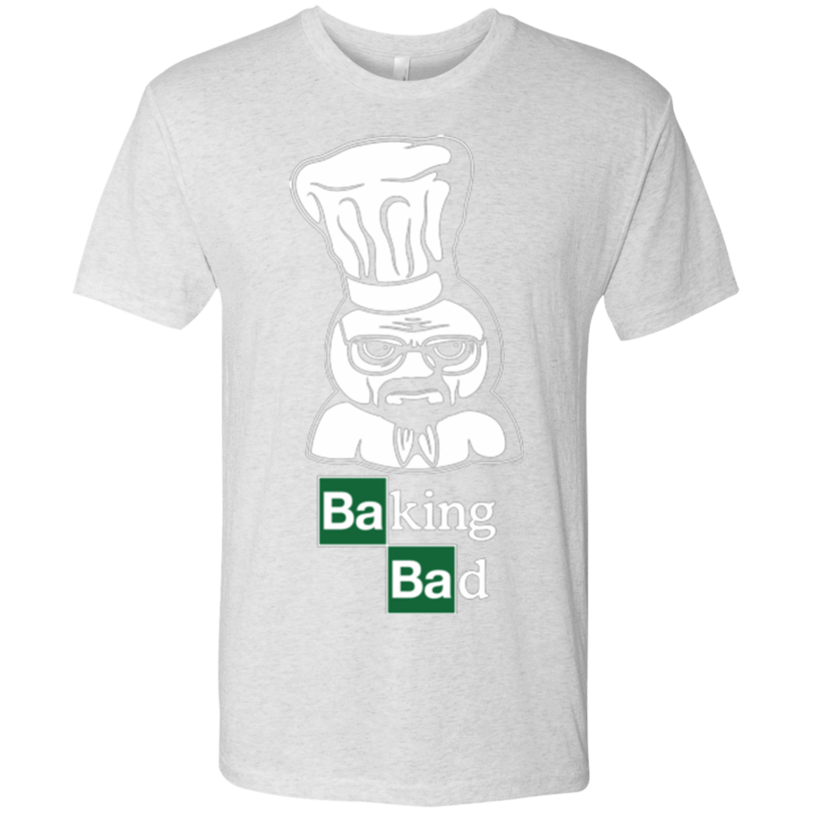T-Shirts Heather White / Small Baking Bad Men's Triblend T-Shirt