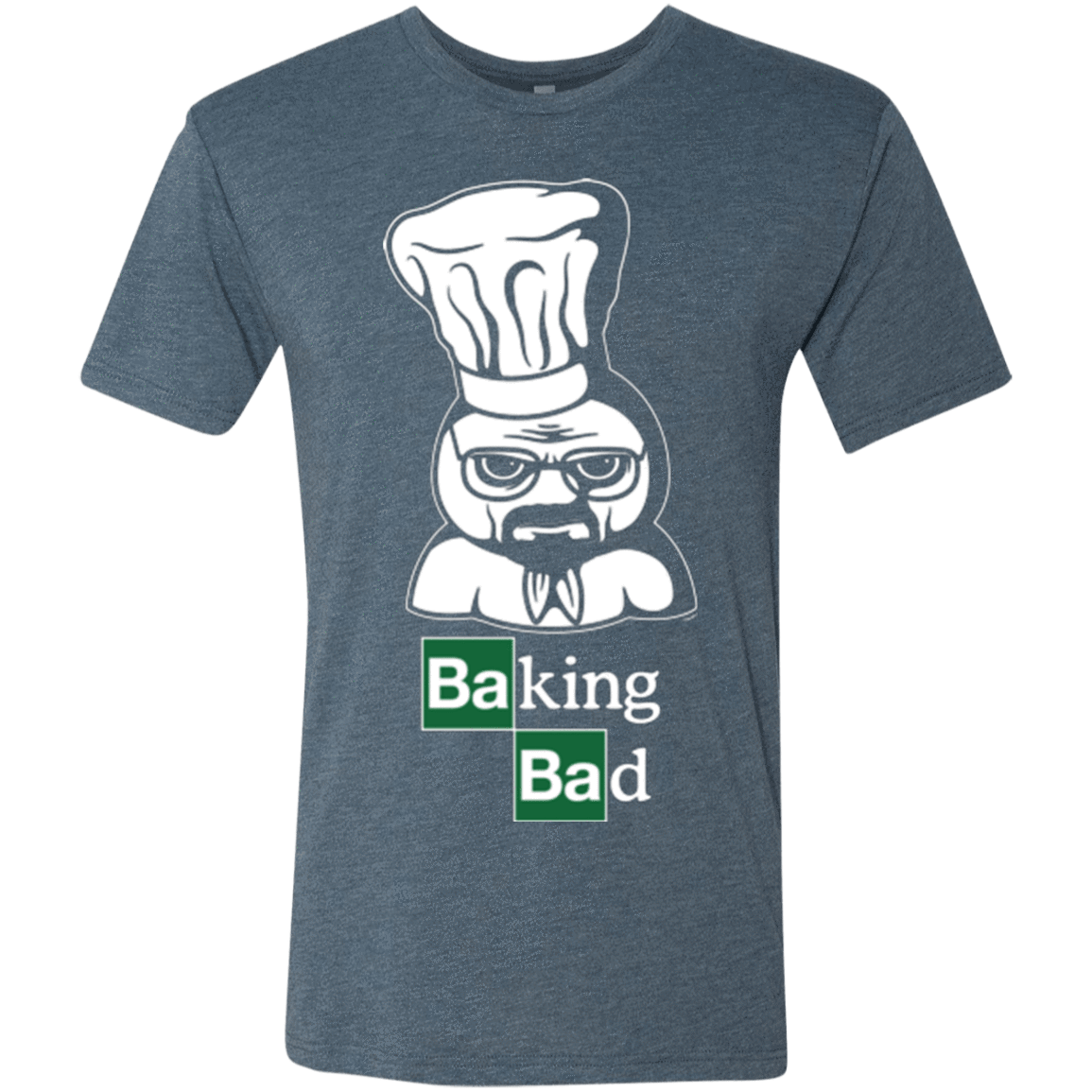 T-Shirts Indigo / Small Baking Bad Men's Triblend T-Shirt