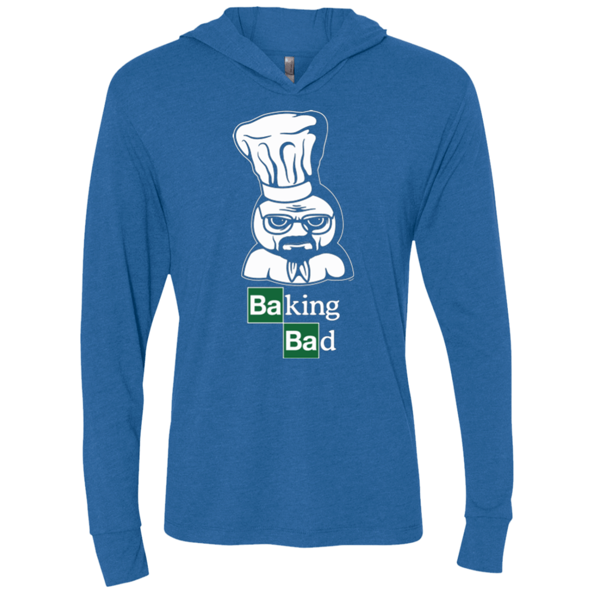 T-Shirts Vintage Royal / X-Small Baking Bad Triblend Long Sleeve Hoodie Tee