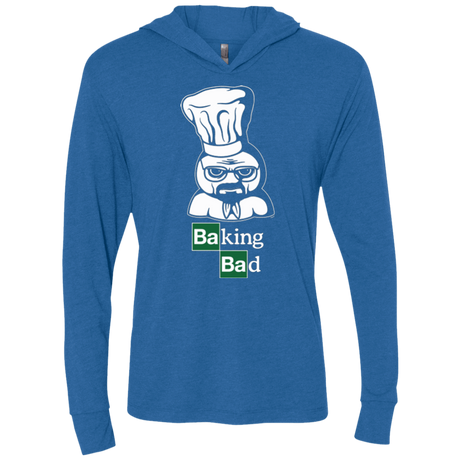 T-Shirts Vintage Royal / X-Small Baking Bad Triblend Long Sleeve Hoodie Tee