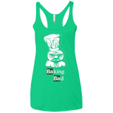 T-Shirts Envy / X-Small Baking Bad Women's Triblend Racerback Tank