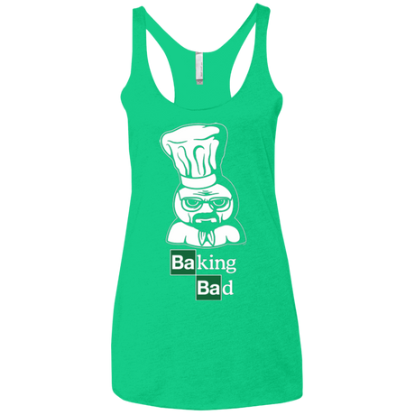 T-Shirts Envy / X-Small Baking Bad Women's Triblend Racerback Tank
