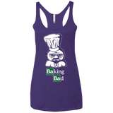 T-Shirts Purple / X-Small Baking Bad Women's Triblend Racerback Tank