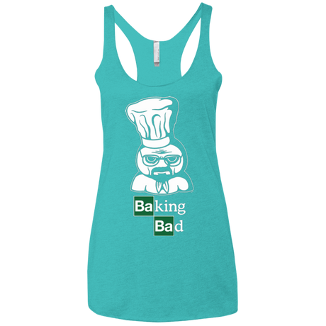 T-Shirts Tahiti Blue / X-Small Baking Bad Women's Triblend Racerback Tank