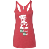 T-Shirts Vintage Red / X-Small Baking Bad Women's Triblend Racerback Tank