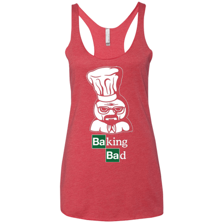 T-Shirts Vintage Red / X-Small Baking Bad Women's Triblend Racerback Tank