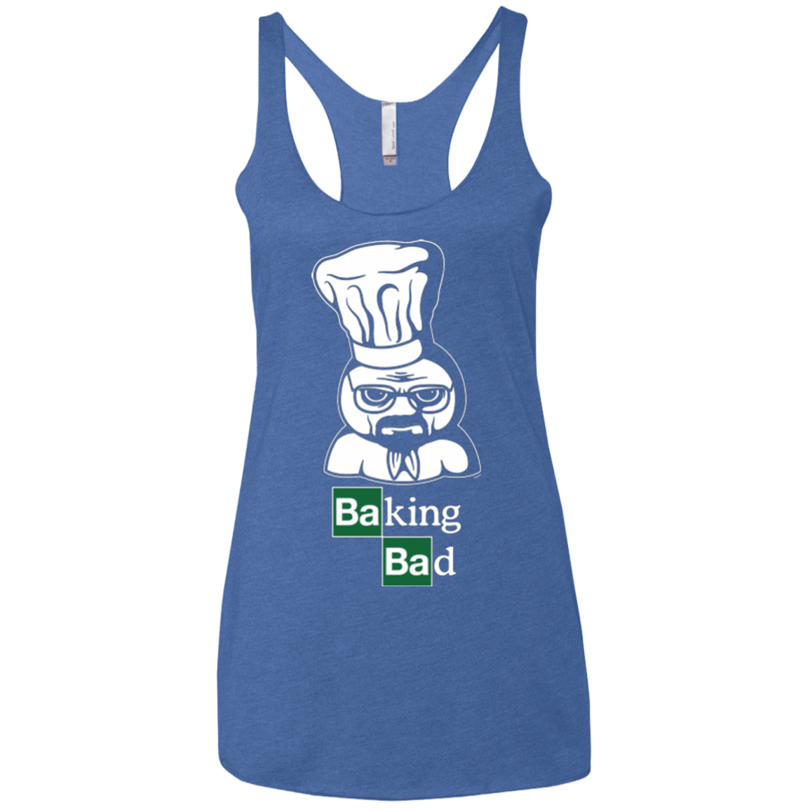 T-Shirts Vintage Royal / X-Small Baking Bad Women's Triblend Racerback Tank