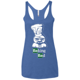 T-Shirts Vintage Royal / X-Small Baking Bad Women's Triblend Racerback Tank