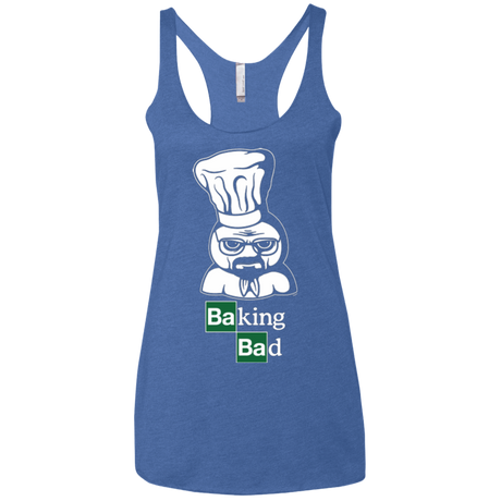 T-Shirts Vintage Royal / X-Small Baking Bad Women's Triblend Racerback Tank
