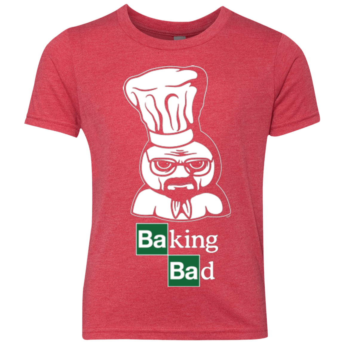 T-Shirts Vintage Red / YXS Baking Bad Youth Triblend T-Shirt