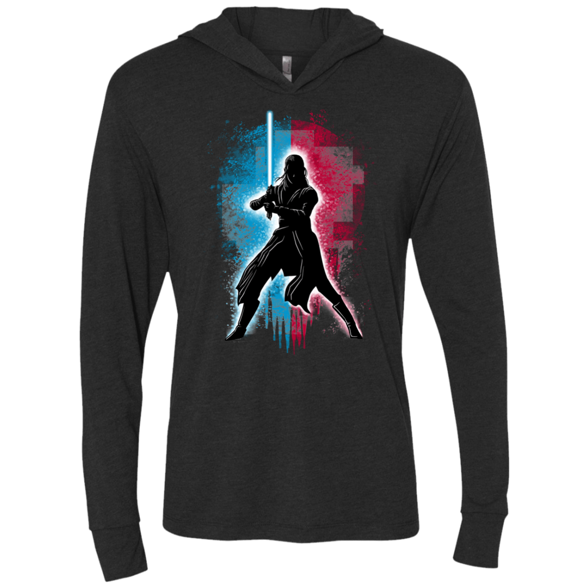 T-Shirts Vintage Black / X-Small Balance Knight Triblend Long Sleeve Hoodie Tee