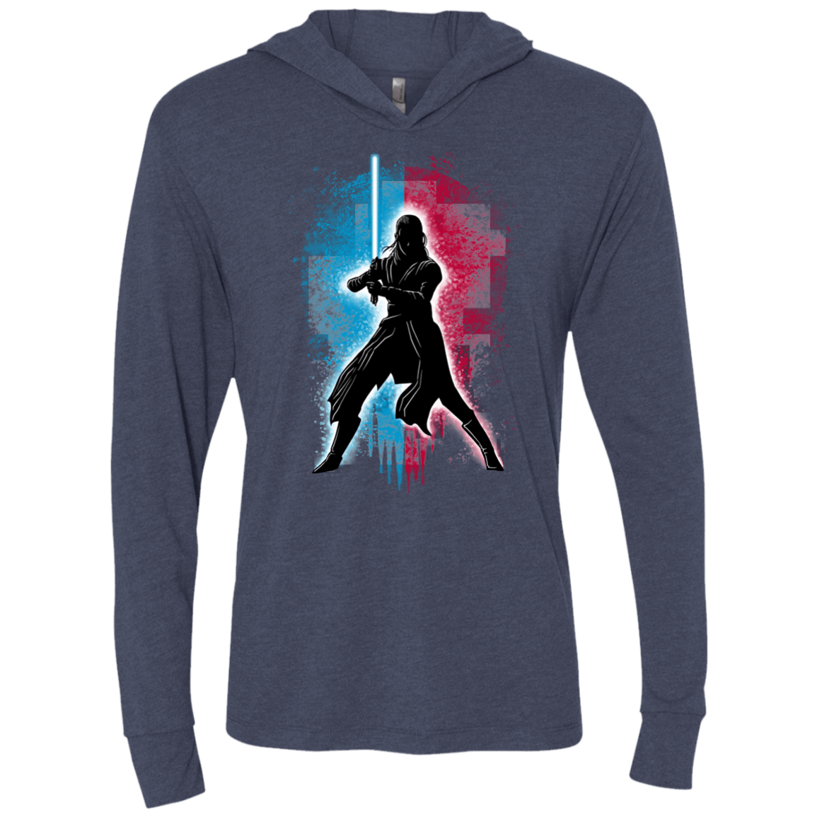 T-Shirts Vintage Navy / X-Small Balance Knight Triblend Long Sleeve Hoodie Tee