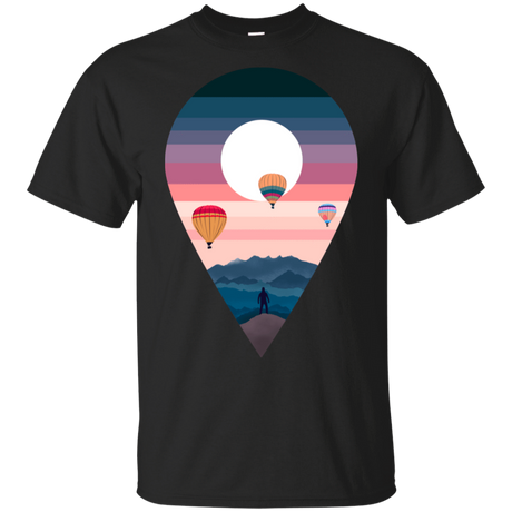 T-Shirts Black / S Balloon Landscape T-Shirt