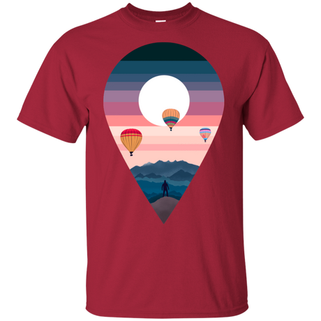 T-Shirts Cardinal / S Balloon Landscape T-Shirt