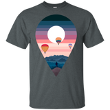 T-Shirts Dark Heather / S Balloon Landscape T-Shirt