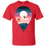 T-Shirts Red / S Balloon Landscape T-Shirt