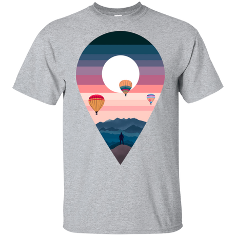T-Shirts Sport Grey / S Balloon Landscape T-Shirt