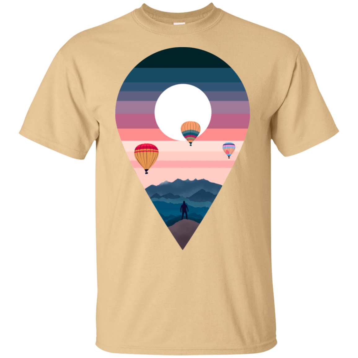 T-Shirts Vegas Gold / S Balloon Landscape T-Shirt