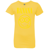 T-Shirts Vibrant Yellow / YXS Banana Girls Premium T-Shirt