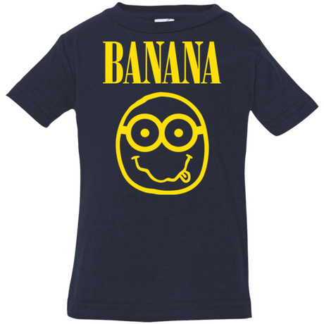 T-Shirts Navy / 6 Months Banana Infant PremiumT-Shirt