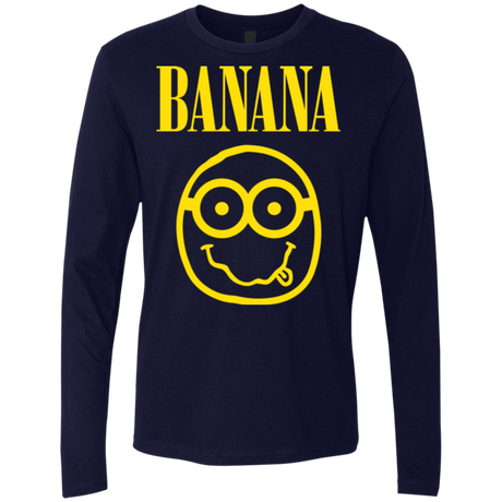 T-Shirts Midnight Navy / Small Banana Men's Premium Long Sleeve