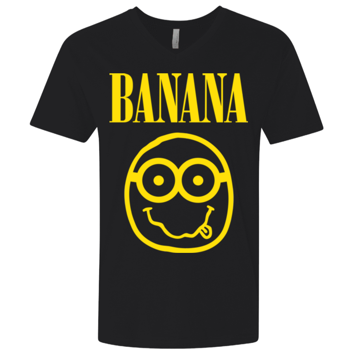 T-Shirts Black / X-Small Banana Men's Premium V-Neck