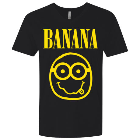 T-Shirts Black / X-Small Banana Men's Premium V-Neck
