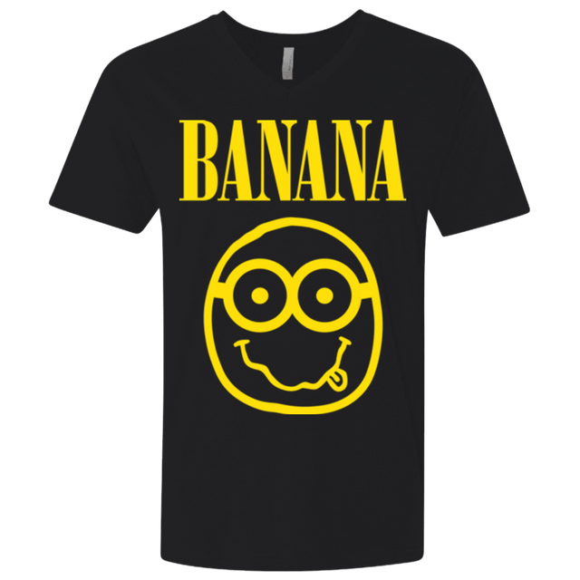 T-Shirts Black / X-Small Banana Men's Premium V-Neck