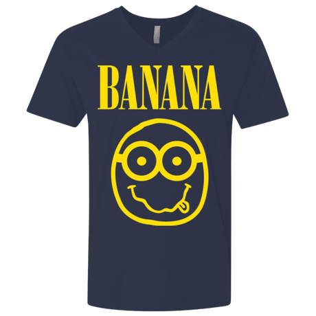 T-Shirts Midnight Navy / X-Small Banana Men's Premium V-Neck