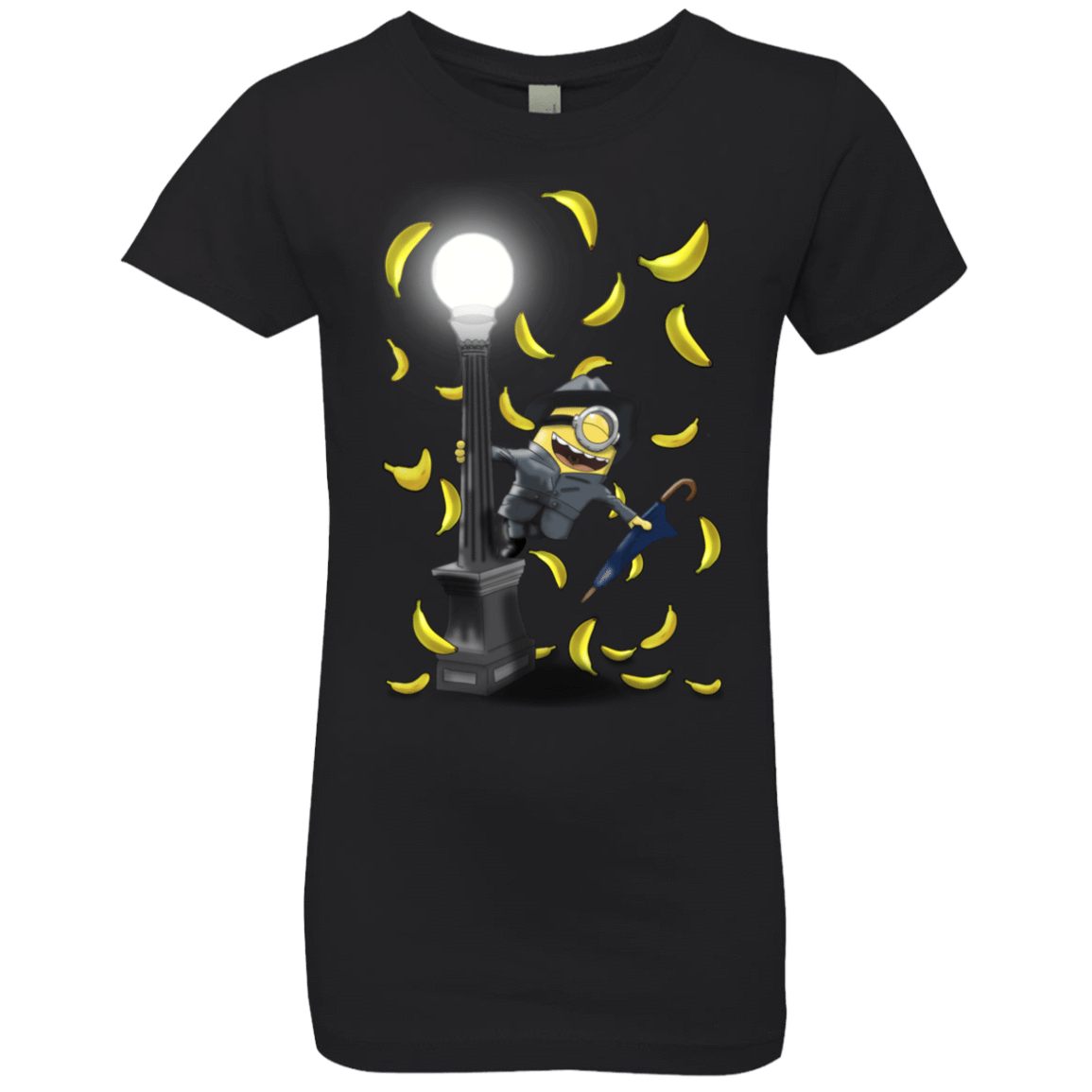 T-Shirts Black / YXS Banana Rain Girls Premium T-Shirt