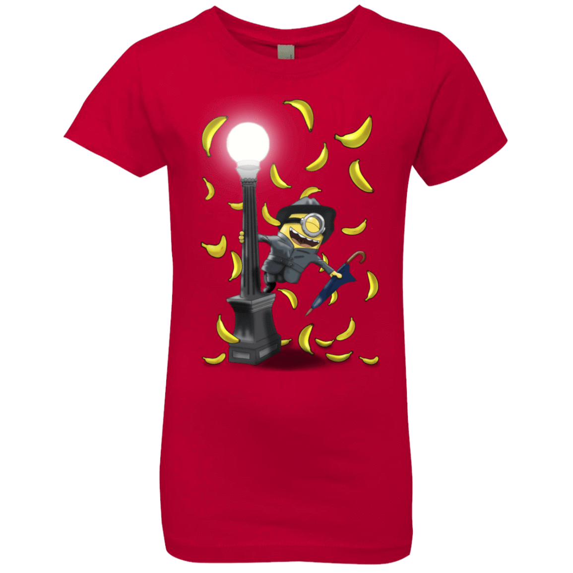 T-Shirts Red / YXS Banana Rain Girls Premium T-Shirt