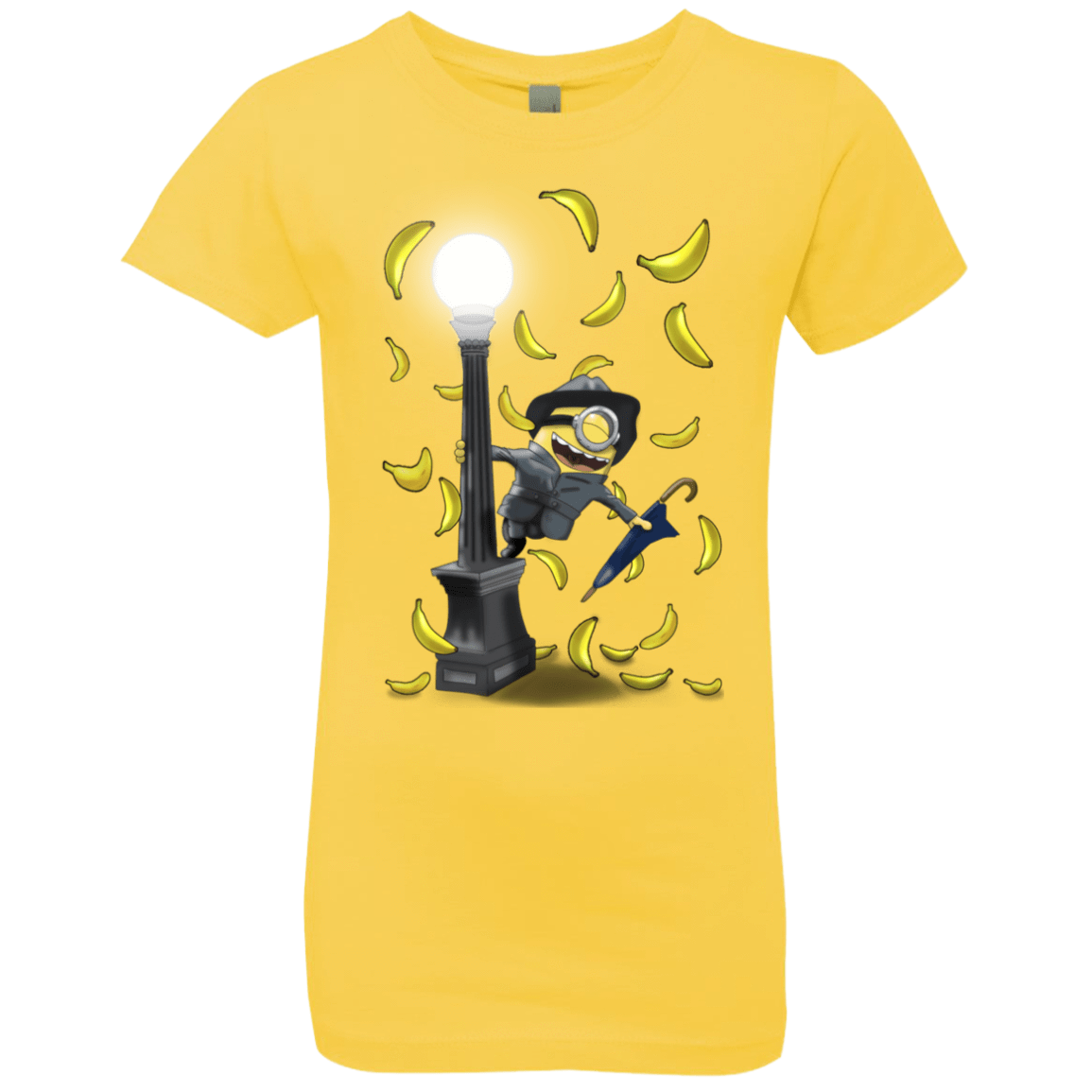 T-Shirts Vibrant Yellow / YXS Banana Rain Girls Premium T-Shirt