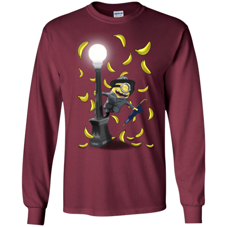 T-Shirts Maroon / S Banana Rain Men's Long Sleeve T-Shirt