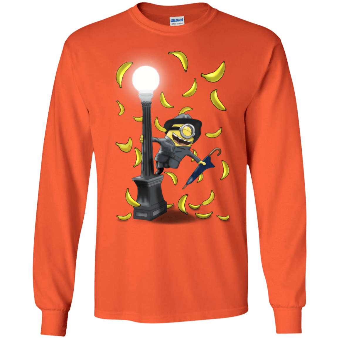 T-Shirts Orange / S Banana Rain Men's Long Sleeve T-Shirt