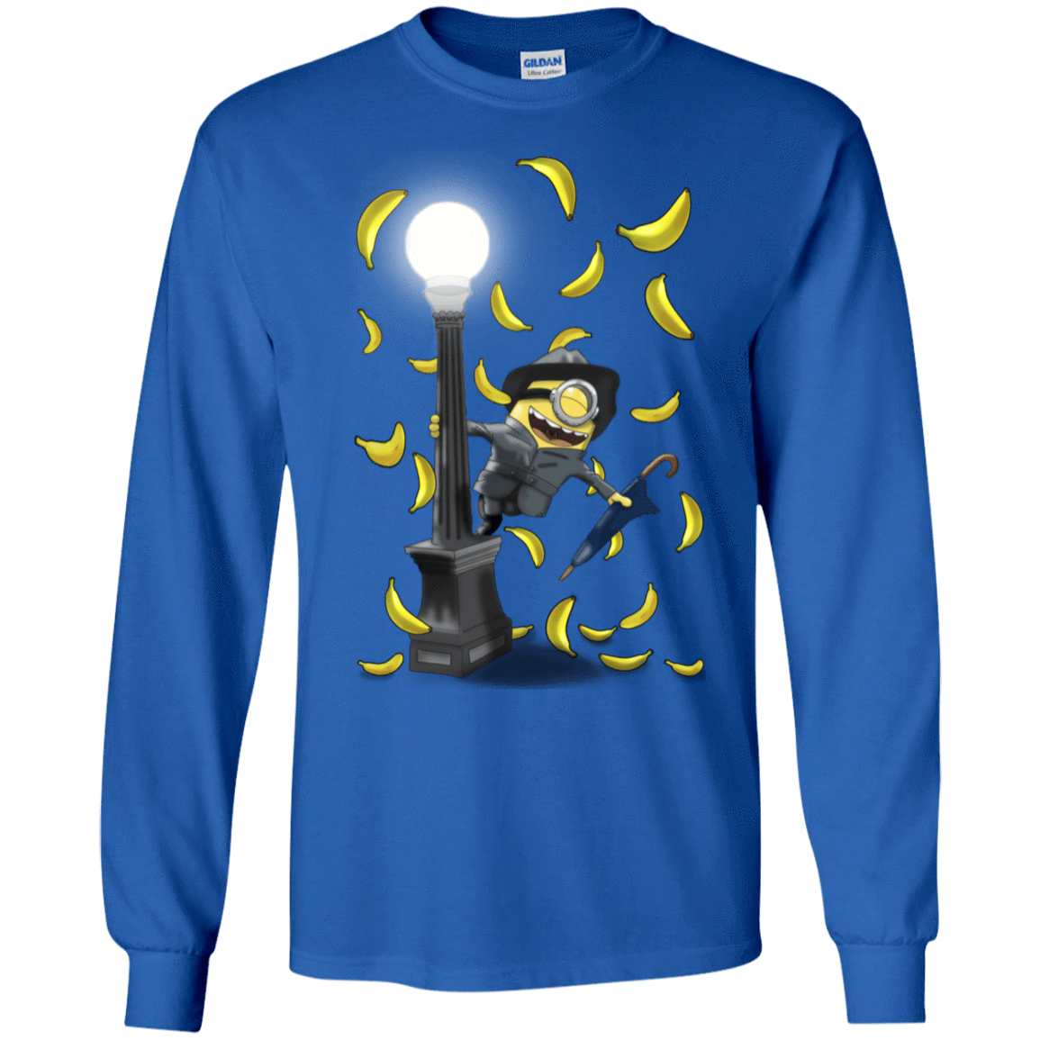 T-Shirts Royal / S Banana Rain Men's Long Sleeve T-Shirt