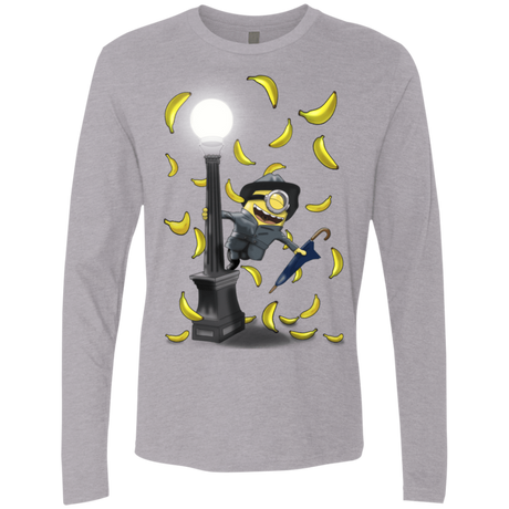 T-Shirts Heather Grey / S Banana Rain Men's Premium Long Sleeve