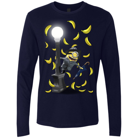 T-Shirts Midnight Navy / S Banana Rain Men's Premium Long Sleeve