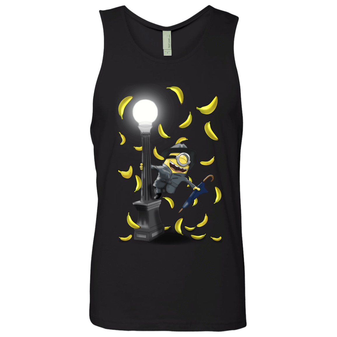 T-Shirts Black / S Banana Rain Men's Premium Tank Top