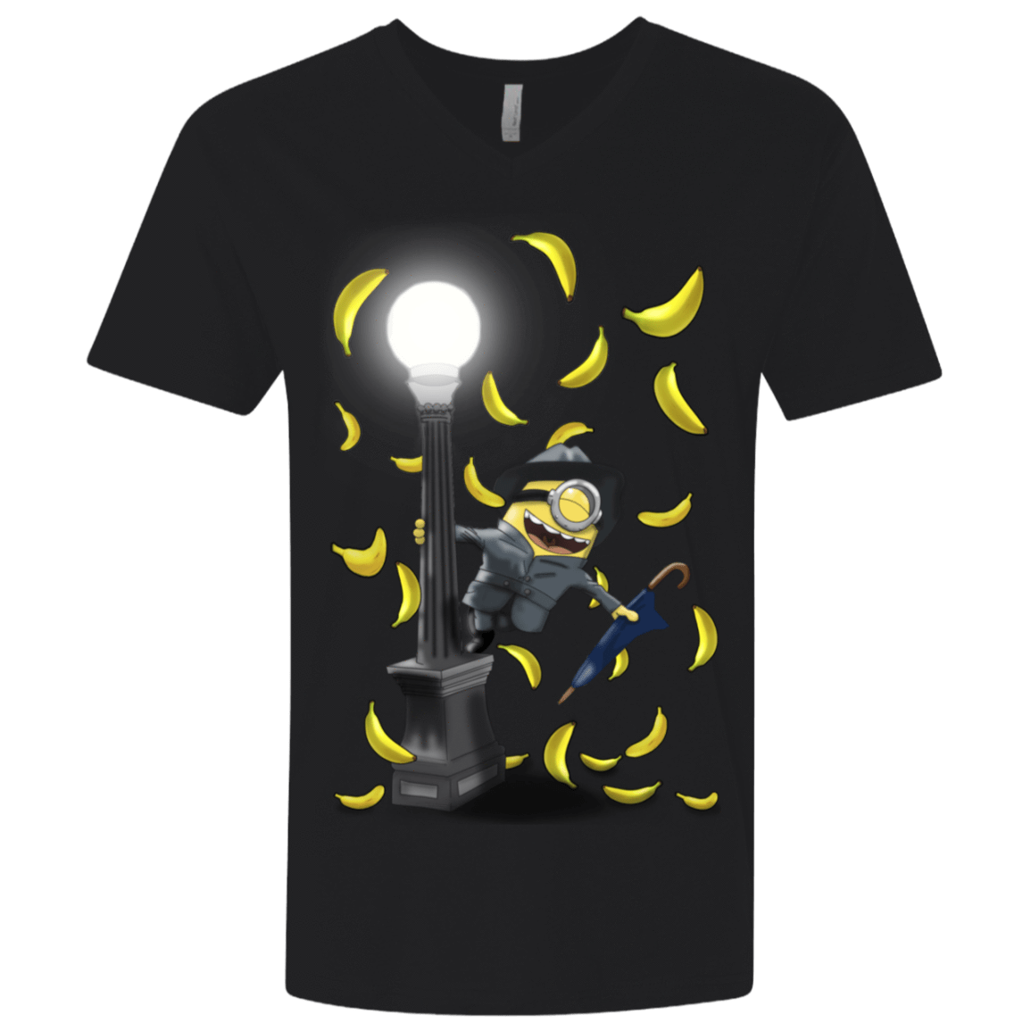 T-Shirts Black / X-Small Banana Rain Men's Premium V-Neck