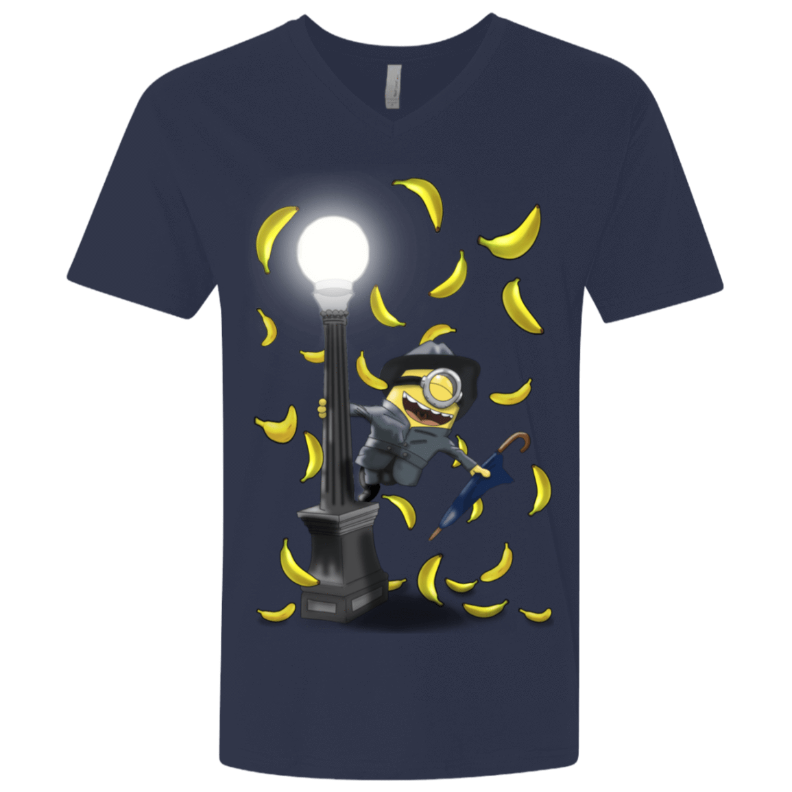 T-Shirts Midnight Navy / X-Small Banana Rain Men's Premium V-Neck