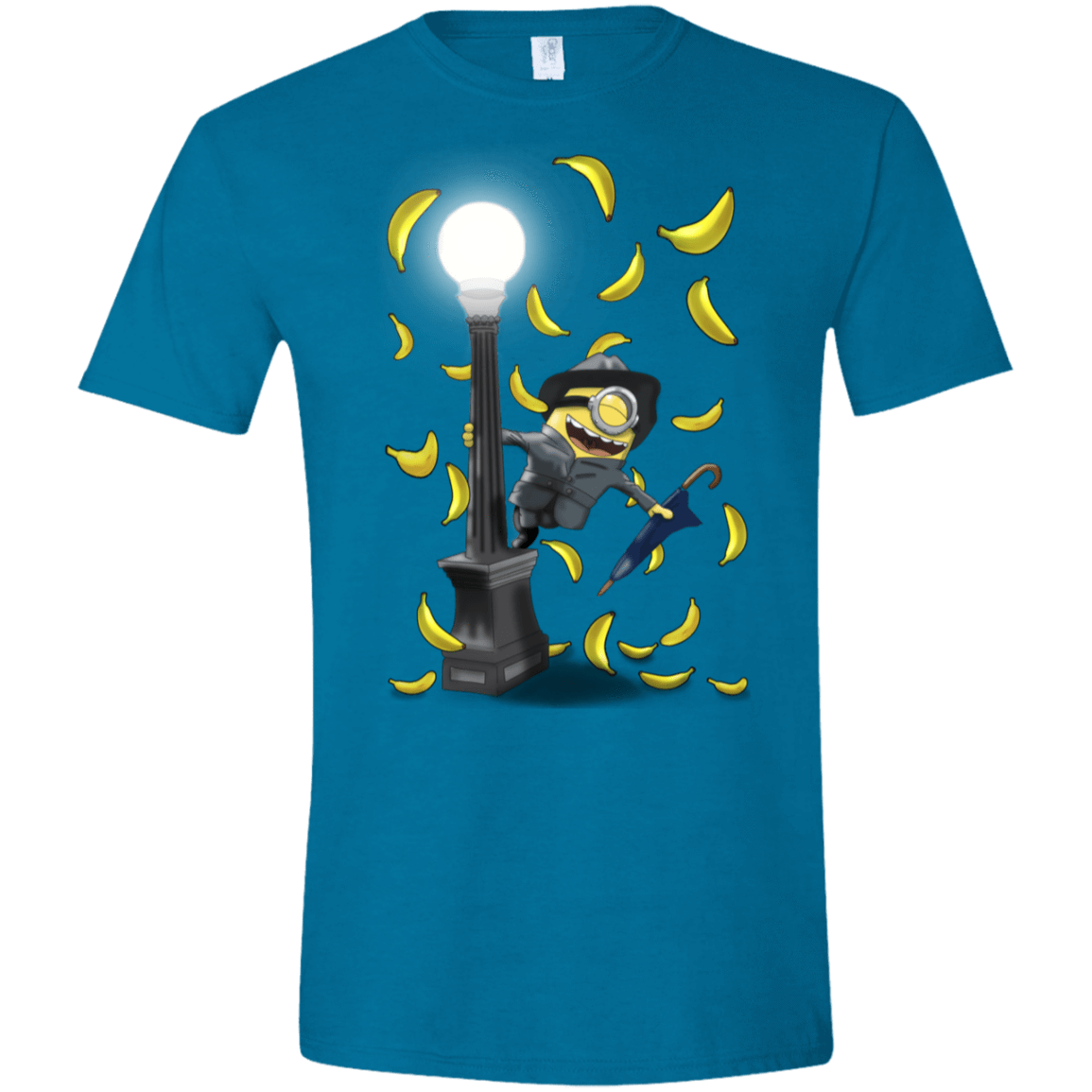 T-Shirts Antique Sapphire / S Banana Rain Men's Semi-Fitted Softstyle