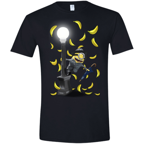 T-Shirts Black / X-Small Banana Rain Men's Semi-Fitted Softstyle