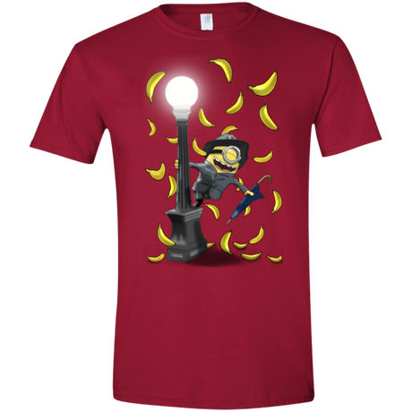 T-Shirts Cardinal Red / S Banana Rain Men's Semi-Fitted Softstyle