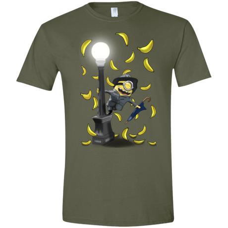 T-Shirts Military Green / S Banana Rain Men's Semi-Fitted Softstyle