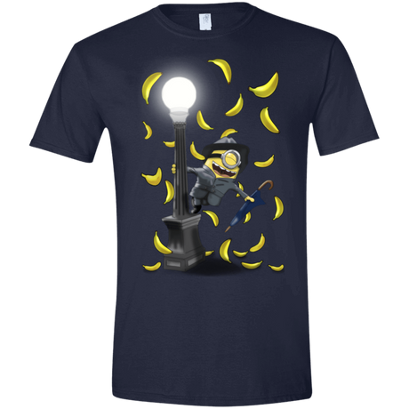 T-Shirts Navy / X-Small Banana Rain Men's Semi-Fitted Softstyle