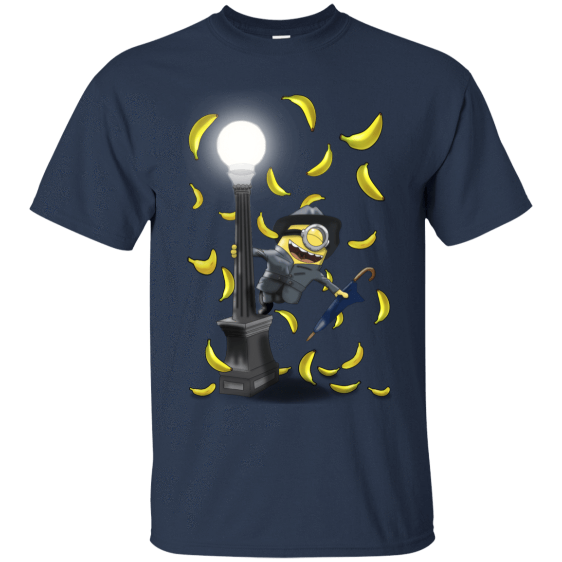 T-Shirts Navy / S Banana Rain T-Shirt