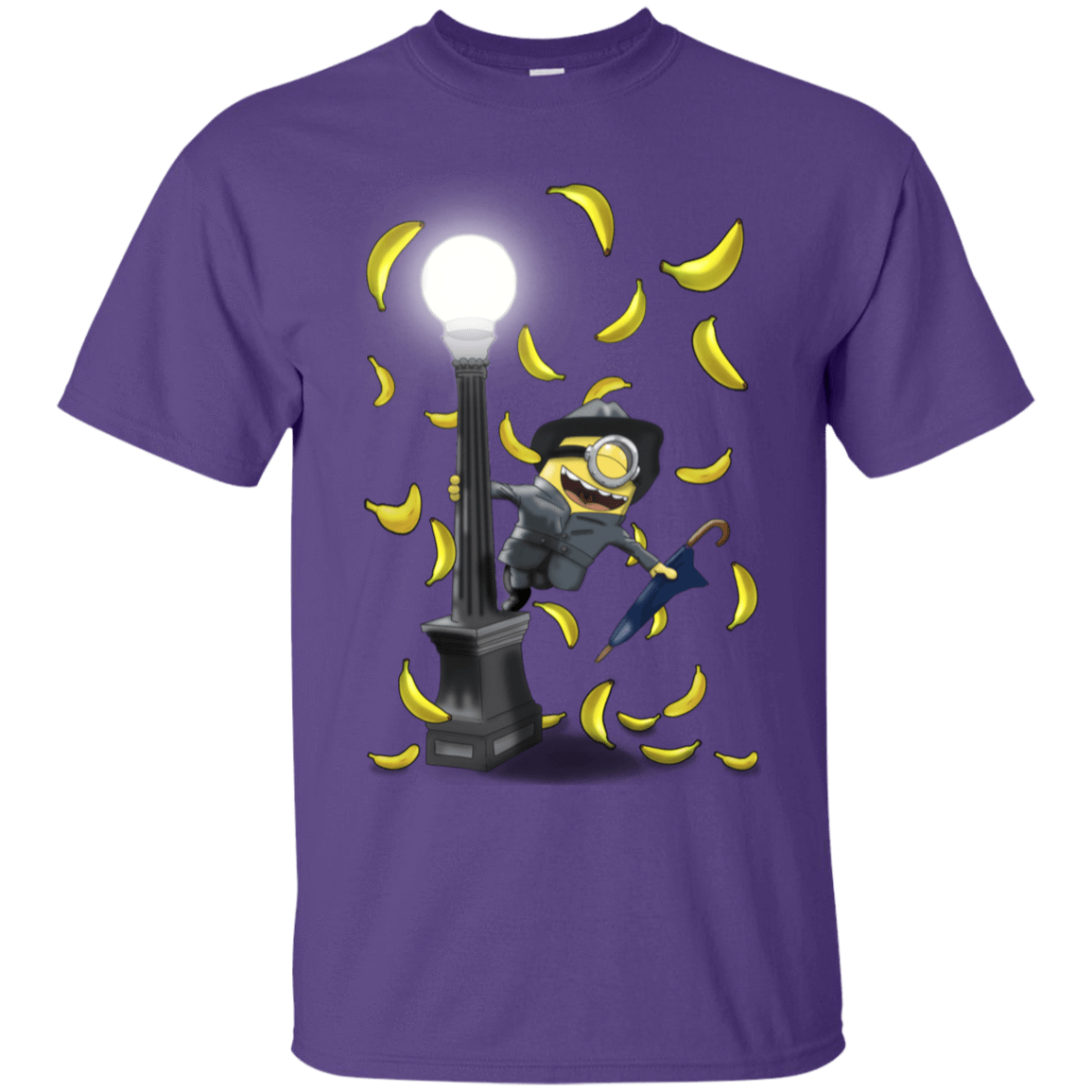 T-Shirts Purple / S Banana Rain T-Shirt