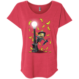 T-Shirts Vintage Red / X-Small Banana Rain Triblend Dolman Sleeve