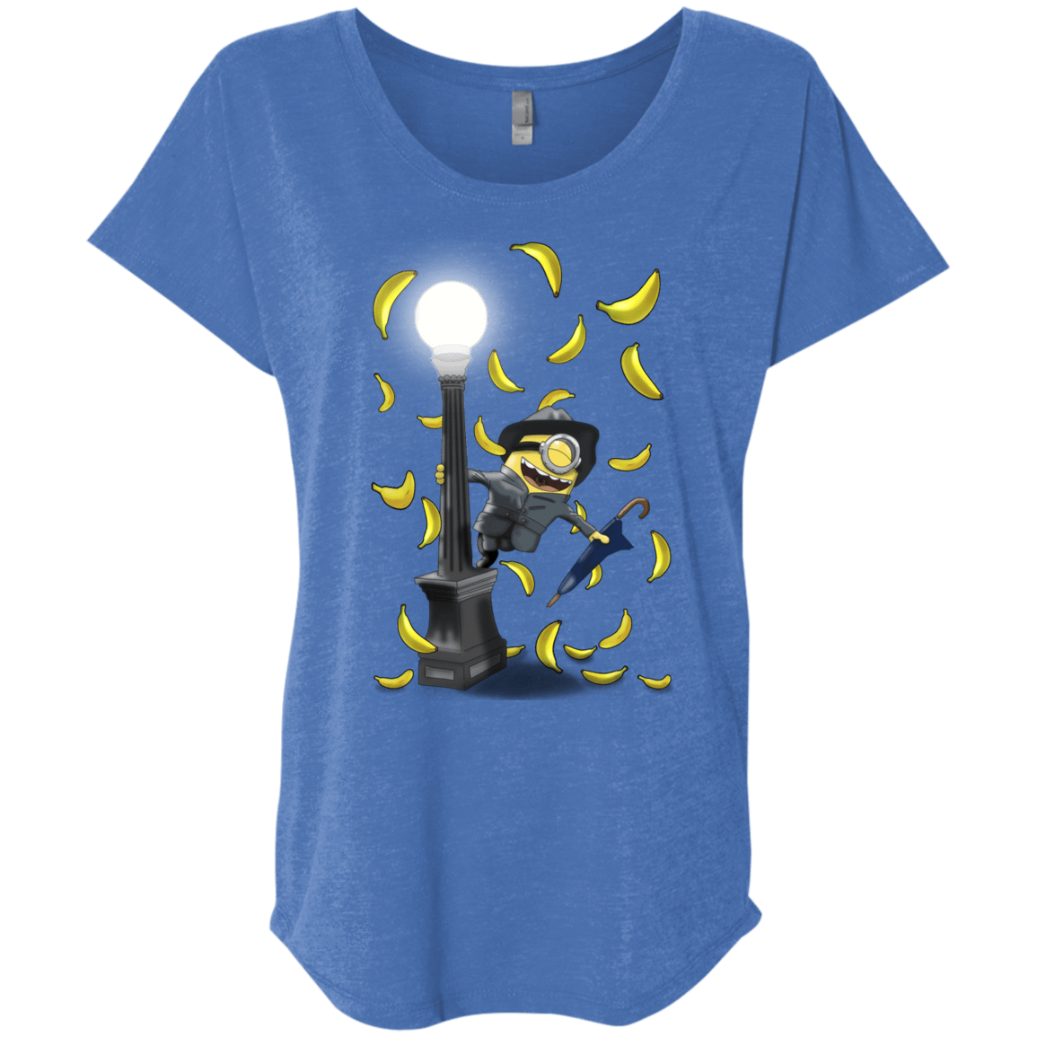 T-Shirts Vintage Royal / X-Small Banana Rain Triblend Dolman Sleeve