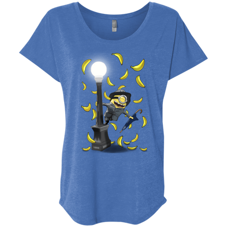 T-Shirts Vintage Royal / X-Small Banana Rain Triblend Dolman Sleeve